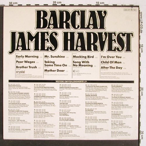 Barclay James Harvest: Early Morning Onwards (1972), Emidisc / Crystal(048 CRY 50 798), D,  - LP - V6010 - 6,00 Euro