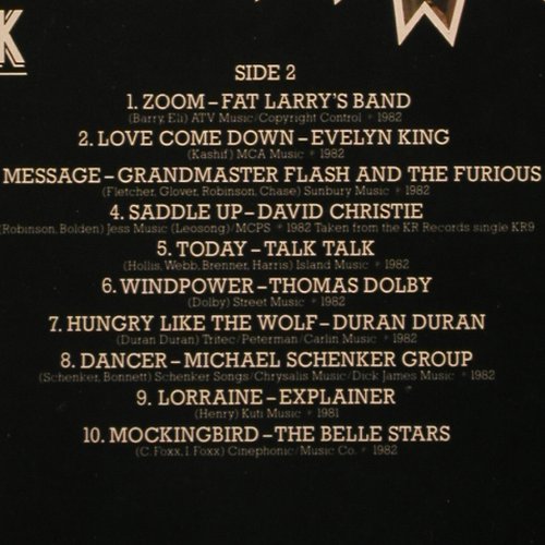 V.A.Chart Attack: DuranDuran, Haircut 100..Belle Star, Telstar(STAR 2221), F, 1982 - LP - V6013 - 5,00 Euro