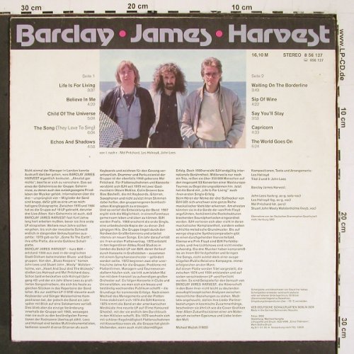 Barclay James Harvest: Same, m /vg+, Amiga(8 56 127), DDR, 1985 - LP - V6037 - 6,00 Euro