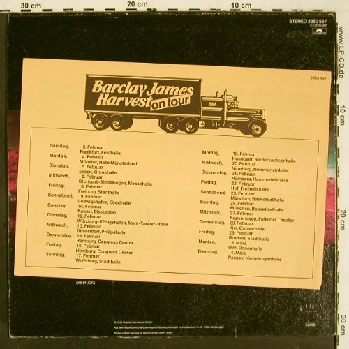 Barclay James Harvest: Eyes Of The Universe, +Tourdaten, Polydor(2383 557), D, m-/vg+, 1979 - LP - V6038 - 6,00 Euro