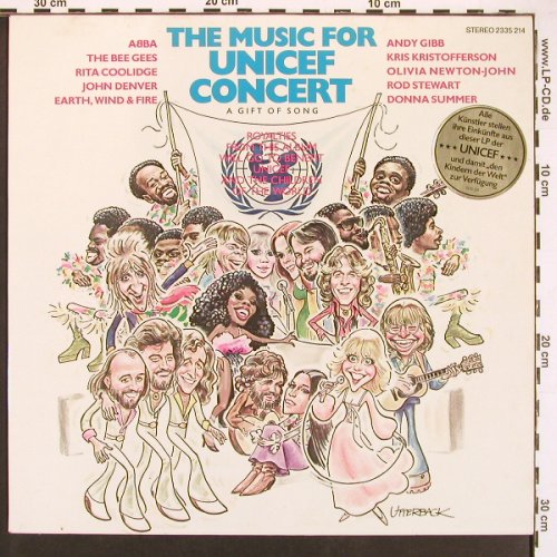 V.A.The Music For Unicef Concert: Earth,Wind&Fire... Bee Gees (live), Polydor (2335 214), D, 10 Tr., 1979 Typ: LP Best.-Nr.: V6088 Preis: 4,00 Euro