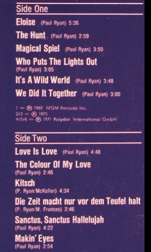 Ryan,Barry: The Fantastic - Pop Power, Polydor (2459 306), D, Ri Typ: LP Best.-Nr.: V6100 Preis: 5,00 Euro