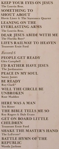 V.A.That Great Gospel Feeling: Roy Clark.. Wanda Jackson, Box, Capitol (SLFR-8089), US, co, 1977 Typ: 6LP Best.-Nr.: V6289 Preis: 15,00 Euro