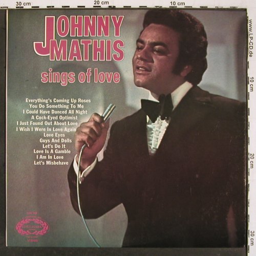 Mathis,Johnny: Sings Of Love (1964), Hallmark (SHM 749), UK, Ri Typ: LP Best.-Nr.: V6412 Preis: 6,00 Euro