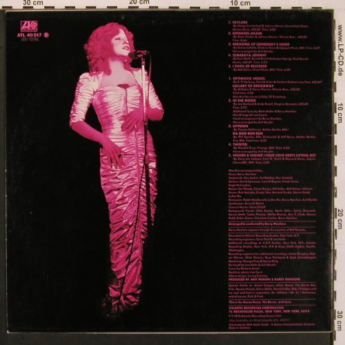 Midler,Bette: Same, Atlantic (ATL 40 517), D, 1973 Typ: LP Best.-Nr.: V6455 Preis: 7,50 Euro