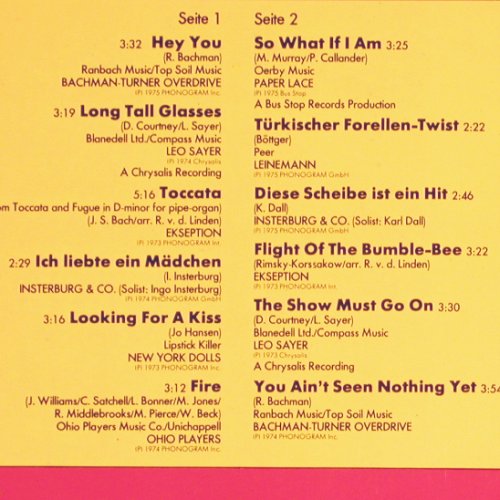 V.A.Musikladen: BTO, Leo Sayer,Ekseption wh.Muster, Philips(6300 132), D,12Tr.Foc,  - LP - V6502 - 5,00 Euro