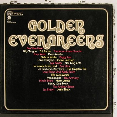 V.A.Golden Evergreens: Dianah Shore... Pee Wee Hunt, Box, Capitol, Club Sonderaufl(62 521-4), D,  - 3LP - V6580 - 7,50 Euro
