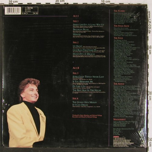 Manilow,Barry: Live On Broadway, FS-New, sealed, Arista(303 785), D, 1990 - 2LP - V6614 - 12,50 Euro