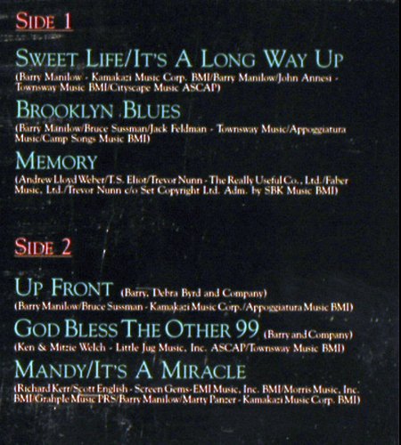 Manilow,Barry: Live On Broadway, FS-New, sealed, Arista(303 785), D, 1990 - 2LP - V6614 - 12,50 Euro