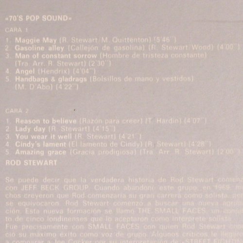 Stewart,Rod: 70's Pop Sound (1973), Mercury(63 38 243), E, 1974 - LP - V6698 - 7,50 Euro