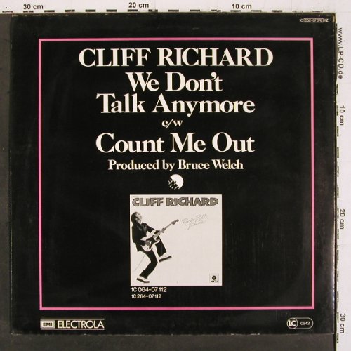 Richard,Cliff: We Don't Talk Anymore (6:45) +1, EMI(052-07 076), D, 1979 - 12inch - V6736 - 5,00 Euro
