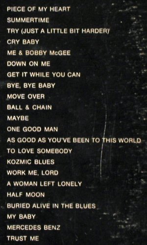 Joplin,Janis: The Greatest Hits Of, m-&sol;vg+, Tele House Inc. (AS 13792&sol;793), US, 1977 Typ: 2LP Best.-Nr.: V6742 Preis: 24,00 Euro.