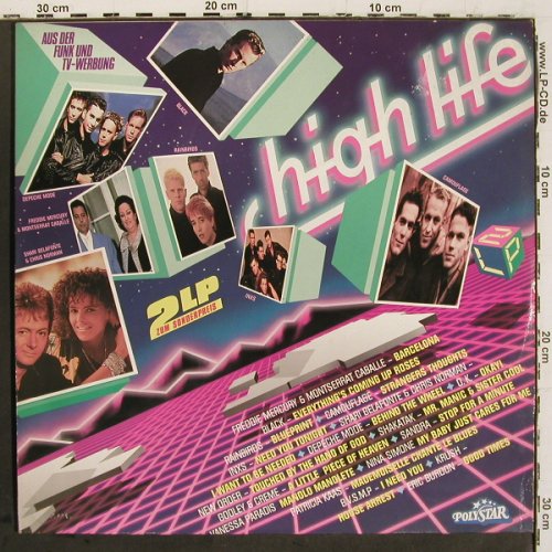 V.A.High Life: Freddie Mercury& M.Caballe ... O.K., Polystar (819 950-1), D, 1987 Typ: 2LP Best.-Nr.: V6832 Preis: 6,00 Euro.