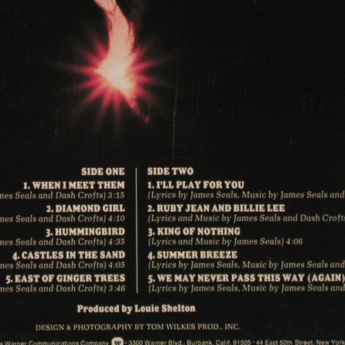 Seals & Crofts: Greatest Hits, m &sol;vg+, WB (56176), D, 1975 Typ: LP Best.-Nr.: V6843 Preis: 5,00 Euro.