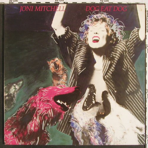 Mitchell,Joni: Dog Eat Dog, Foc, Geffen(GEF 26 455), D, 1985 - LP - V6958 - 7,50 Euro