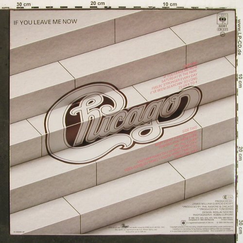 Chicago: If You Leave Me Now, CBS(CBS 32 391), NL, 1982 - LP - V6973 - 6,00 Euro
