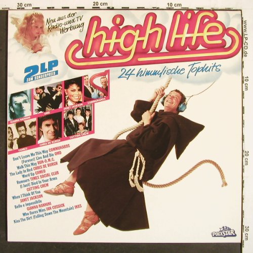 V.A.High Life: 24 himmlische Tophits, Polystar(819 744-1), D, 1986 - 2LP - V6976 - 6,00 Euro
