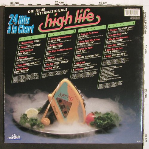 V.A.High Life: 24 Hits A La Chart, Polystar(816 610-1), D, 1987 - 2LP - V6977 - 6,00 Euro