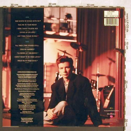 Astley,Rick: Hold Me In Your Arms, PWL(PL 71932), D, 1988 - LP - V6982 - 4,00 Euro