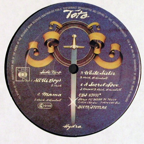 Toto: Hydra, Foc, CBS(CBS 83 900), NL, 1979 - LP - V7007 - 6,00 Euro