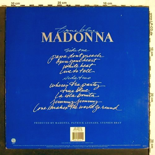 Madonna: True Blue, Sire(925 442-1), D, 1986 - LP - V7017 - 7,50 Euro