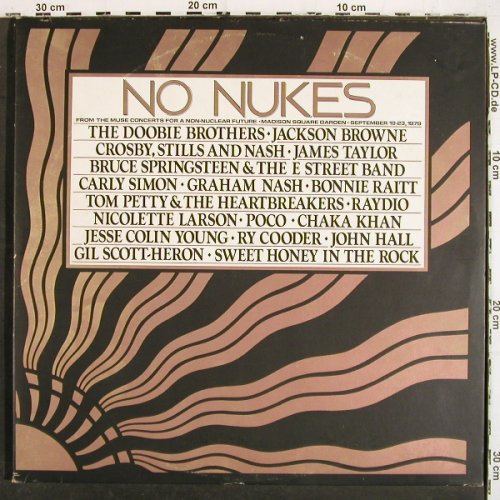 V.A.No Nukes: The Muse Concerts... Foc, Booklet, Asylum(AS 62 027), D, 27Tr., 1979 - 3LP - V7033 - 9,00 Euro