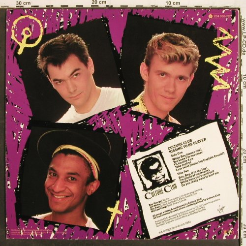 Culture Club: Kissing To Be Clever, Virgin(204 958-320), D, 1982 - LP - V7044 - 5,00 Euro