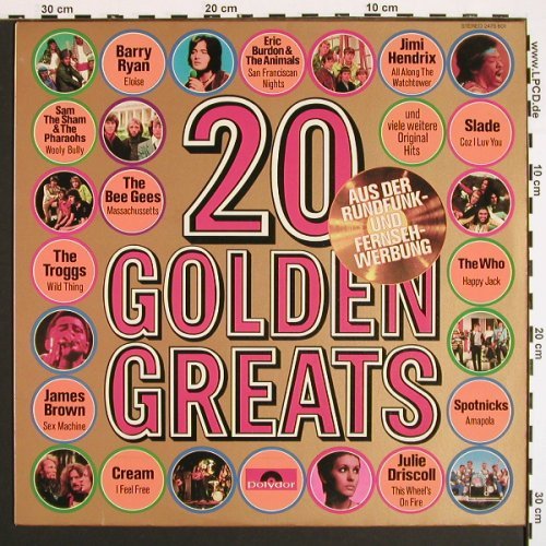 V.A.20 Golden Greats: Sam the Sham...Golden Earing, Polydor(2475 601), D,  - LP - V7080 - 5,00 Euro