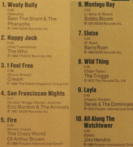 V.A.20 Golden Greats: Sam the Sham...Golden Earing, Polydor(2475 601), D,  - LP - V7080 - 5,00 Euro