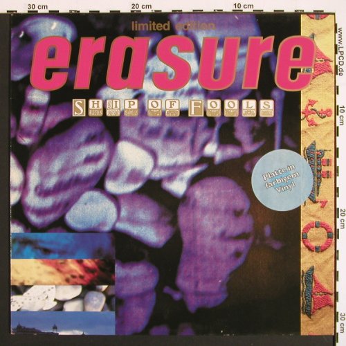 Erasure: Ship Of Fools,RCmix+2,col.Vinyl, Mute (INT 126.879), D,LimEd., 1988 Typ: 12" Best.-Nr.: V7093 Preis: 9,00 Euro.
