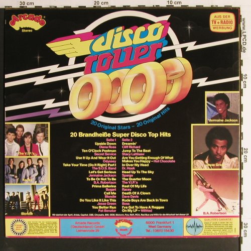 V.A.Disco Roller: Diana Ross...Wilfried, Arcade (ADE G 118), D, 1980 Typ: LP Best.-Nr.: V7386 Preis: 5,00 Euro.