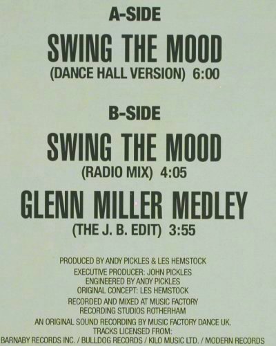 Jive Bunny & The Mastermixers: Swing The Mood*2+1, BCM (12301), D Typ: 12" Best.-Nr.: V7473 Preis: 3,00 Euro.