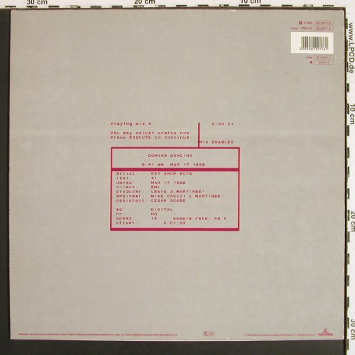Pet Shop Boys: Domino Dancing*2&sol;Don Juan, EMI (20 2917 6), NL, 1988 Typ: 12" Best.-Nr.: V7518 Preis: 5,00 Euro.