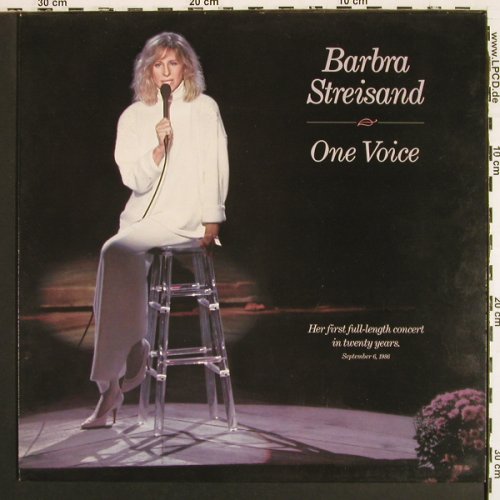 Streisand,Barbra: One Voice, CBS (CBS 450891 1), NL, 1987 Typ: LP Best.-Nr.: V7528 Preis: 7,50 Euro.