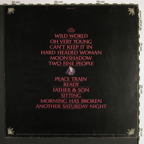 Stevens,Cat: Greatest Hits, incl.Poster, Island (89 091 XOT), D, 1975 Typ: LP Best.-Nr.: V7549 Preis: 7,50 Euro.