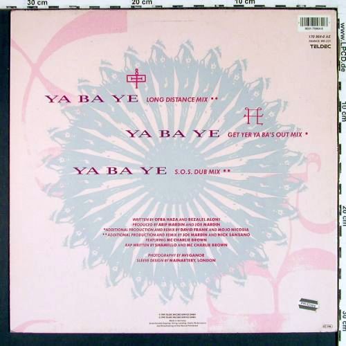 Haza,Ofra: Ya Ba Ye*3, Long Distance Mix.., Teldec(170 964-0 AE), D, 1990 - 12inch - V7594 - 6,00 Euro