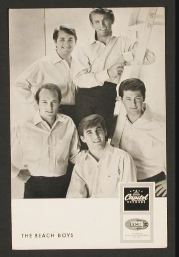 Beach Boys: Autogrammkarte, unbedr.,14,4x9,4cm, Capitol EMI(DrW 3859b), D,  - Card - V7661 - 6,00 Euro