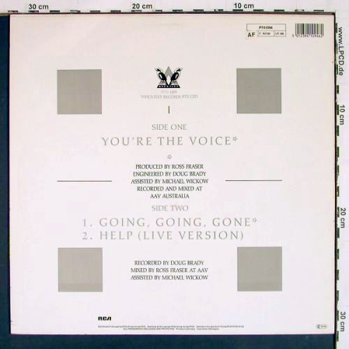Farnham,John: You're The Voice +2, RCA(PT 41094), D, 1986 - 12inch - V7709 - 5,00 Euro