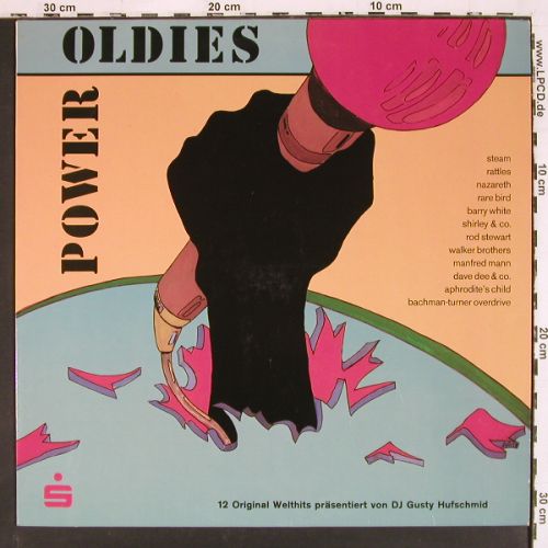 V.A.Power Oldies: Rattles...Steam, DJ Gusty Hufschmid, Philips&sol;Sparkasse (6830 294), D Typ: LP Best.-Nr.: V7730 Preis: 5,00 Euro.