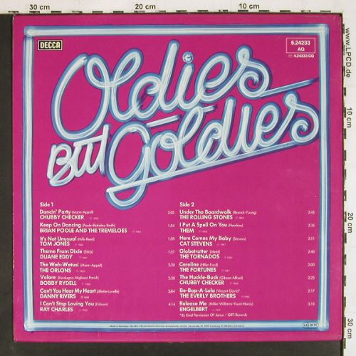 V.A.Oldies but Goldies: Chubby Checker... Engelbert, Decca (6.24233 AQ), D, 1980 Typ: LP Best.-Nr.: V7733 Preis: 5,00 Euro.