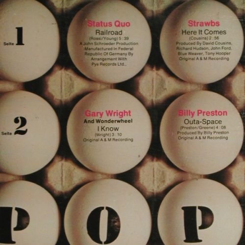 V.A.Pop Eye (1): Status Quo..Duffy,T.Rex..HumplePie, Ariola (86 267 XBT), D, 1972 Typ: 2LP Best.-Nr.: V7735 Preis: 12,50 Euro.