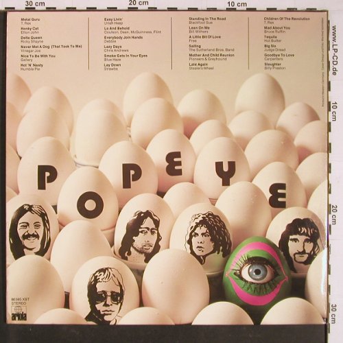 V.A.Pop Eye 2: T.Rex,E.John, Free, Strabs.. Foc, Ariola (86 565 XBT), D, 1972 Typ: 2LP Best.-Nr.: V7736 Preis: 12,50 Euro.