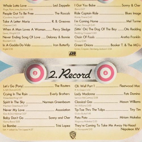 V.A.Das bleiben Hits-Listen t.t.M.: Led Zepelin... A.Cooper,Poster,Foc�, Atlantic/Wea(68 007), D, m-/vg+, 1973 - 3LP - V7737 - 12,50 Euro