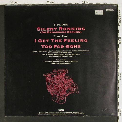 Mike & The Mechanics: Silent Running (6:10) +2, WEA(258 863-0), D, 1985 - 12inch - V7750 - 5,00 Euro