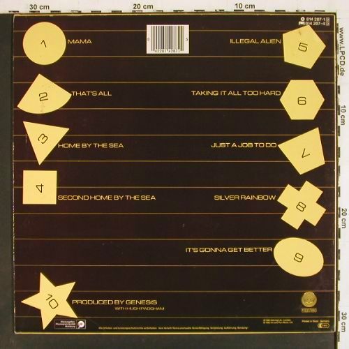 Genesis: Same, Vertigo(814 287-1), D, 1983 - LP - V7757 - 7,50 Euro