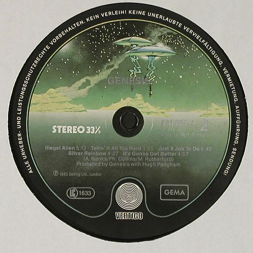 Genesis: Same, Vertigo(814 287-1), D, 1983 - LP - V7757 - 7,50 Euro