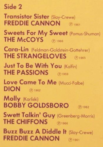 V.A.Oldies but Goldies: Dion... Freddie Cannon, m-&sol;vg+, Lollipop (6.24234 AQ), D, 1980 Typ: LP Best.-Nr.: V7780 Preis: 5,00 Euro.