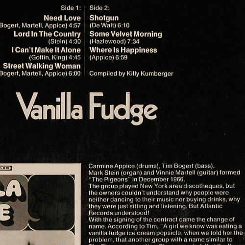 Vanilla Fudge: Star Collection, m-&sol;vg+, MIDI (MID 20 033), D, 1972 Typ: LP Best.-Nr.: V7803 Preis: 9,00 Euro.