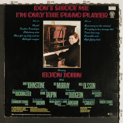 John,Elton: Don't Shoot Me,I'm Only t. Piano P., DJM(0064.213), D, m /vg+, 1972 - LP - V7915 - 5,00 Euro
