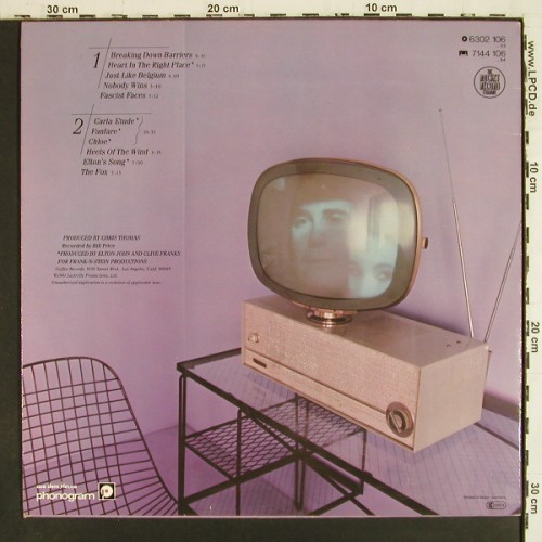 John,Elton: The Fox, Rocket(6302 106), D, 1981 - LP - V7931 - 7,50 Euro